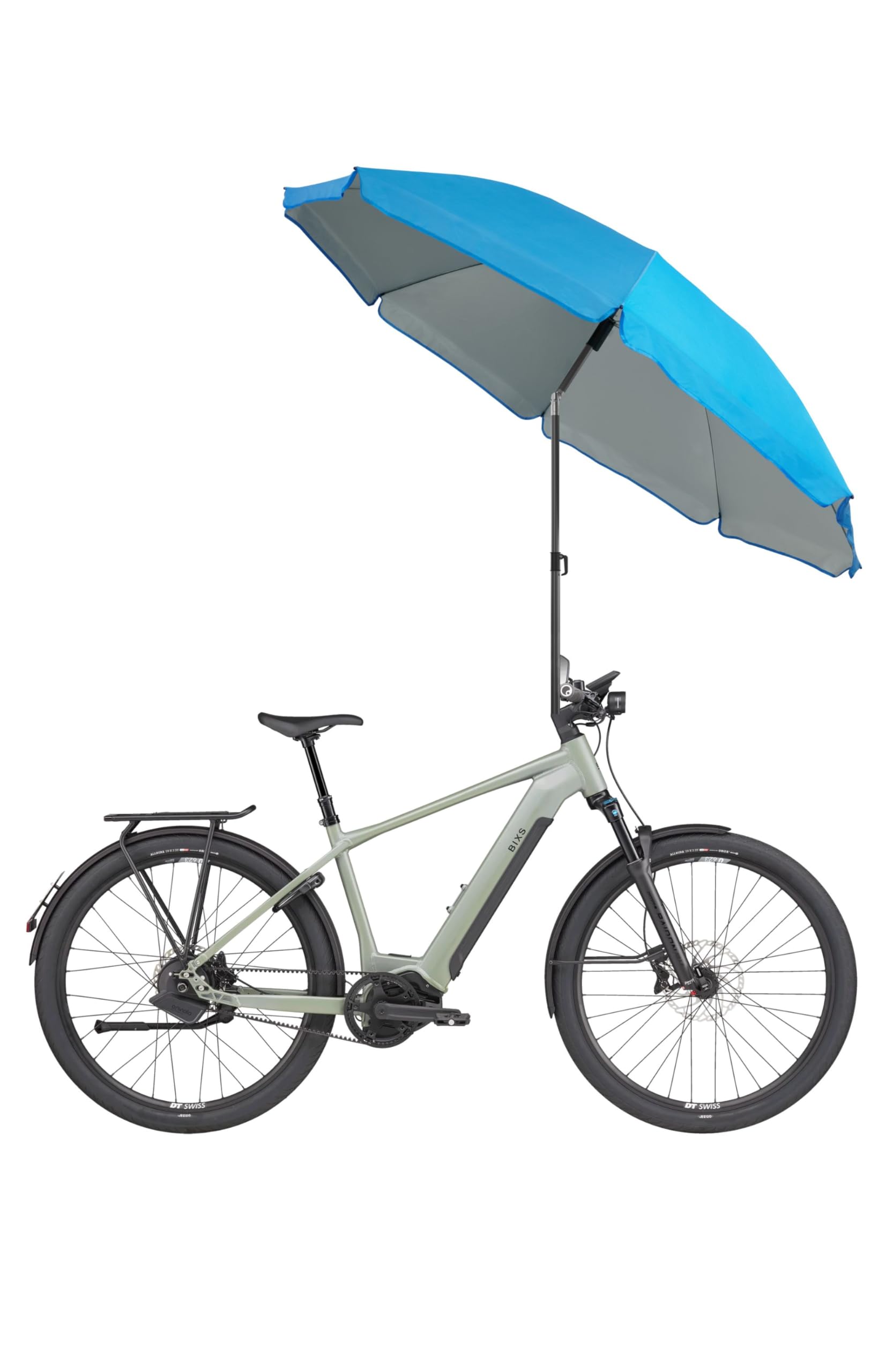 Menz Fahrrad Sonnenschirm rund, Blau – praktisches Fahrradzubehör – UPF 50+ Sonnenschirm für komfortablen Sonnenschutz auf Fahrradtouren Menz Fahrrad Sonnenschirm rund, Blau – praktisches Fahrradzubehör – UPF 50+ Sonnenschirm für komfortablen Sonnenschutz auf Fahrradtouren von Menz