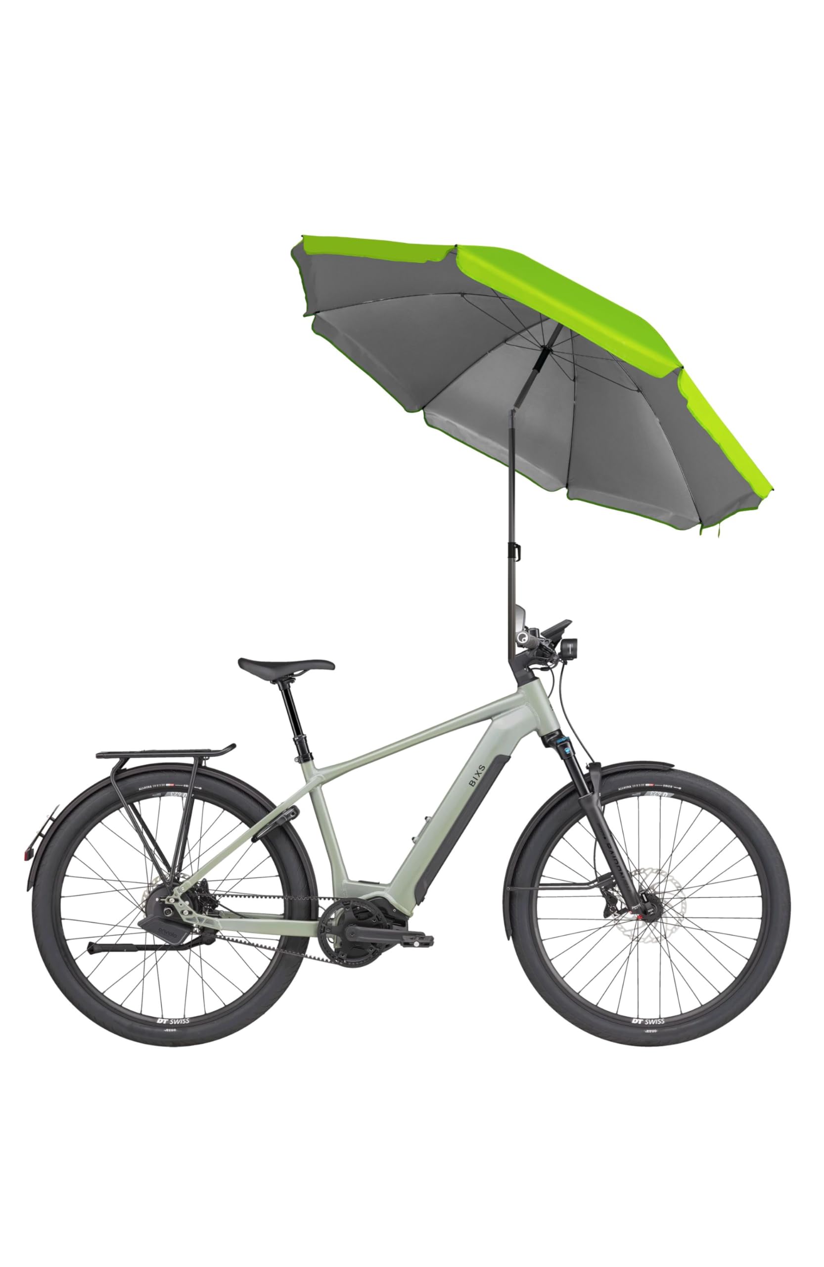 Menz Fahrrad Sonnenschirm rund, Grün – praktisches Fahrradzubehör – UPF 50+ Sonnenschirm für komfortablen Sonnenschutz auf Fahrradtouren Menz Fahrrad Sonnenschirm rund, Grün – praktisches Fahrradzubehör – UPF 50+ Sonnenschirm für komfortablen Sonnenschutz auf Fahrradtouren von Menz