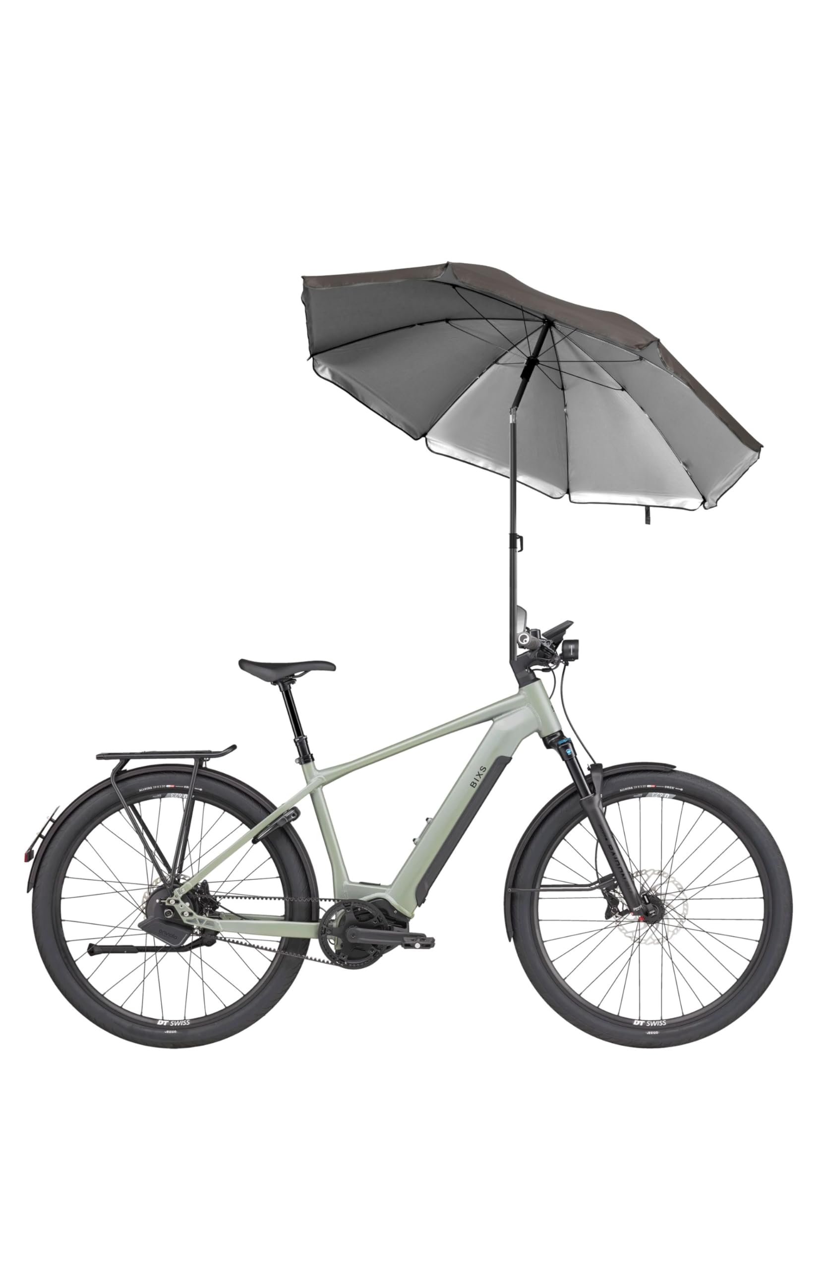 Menz Fahrrad Sonnenschirm rund, Taupe – praktisches Fahrradzubehör – UPF 50+ Sonnenschirm für komfortablen Sonnenschutz auf Fahrradtouren Menz Fahrrad Sonnenschirm rund, Taupe – praktisches Fahrradzubehör – UPF 50+ Sonnenschirm für komfortablen Sonnenschutz auf Fahrradtouren von Menz