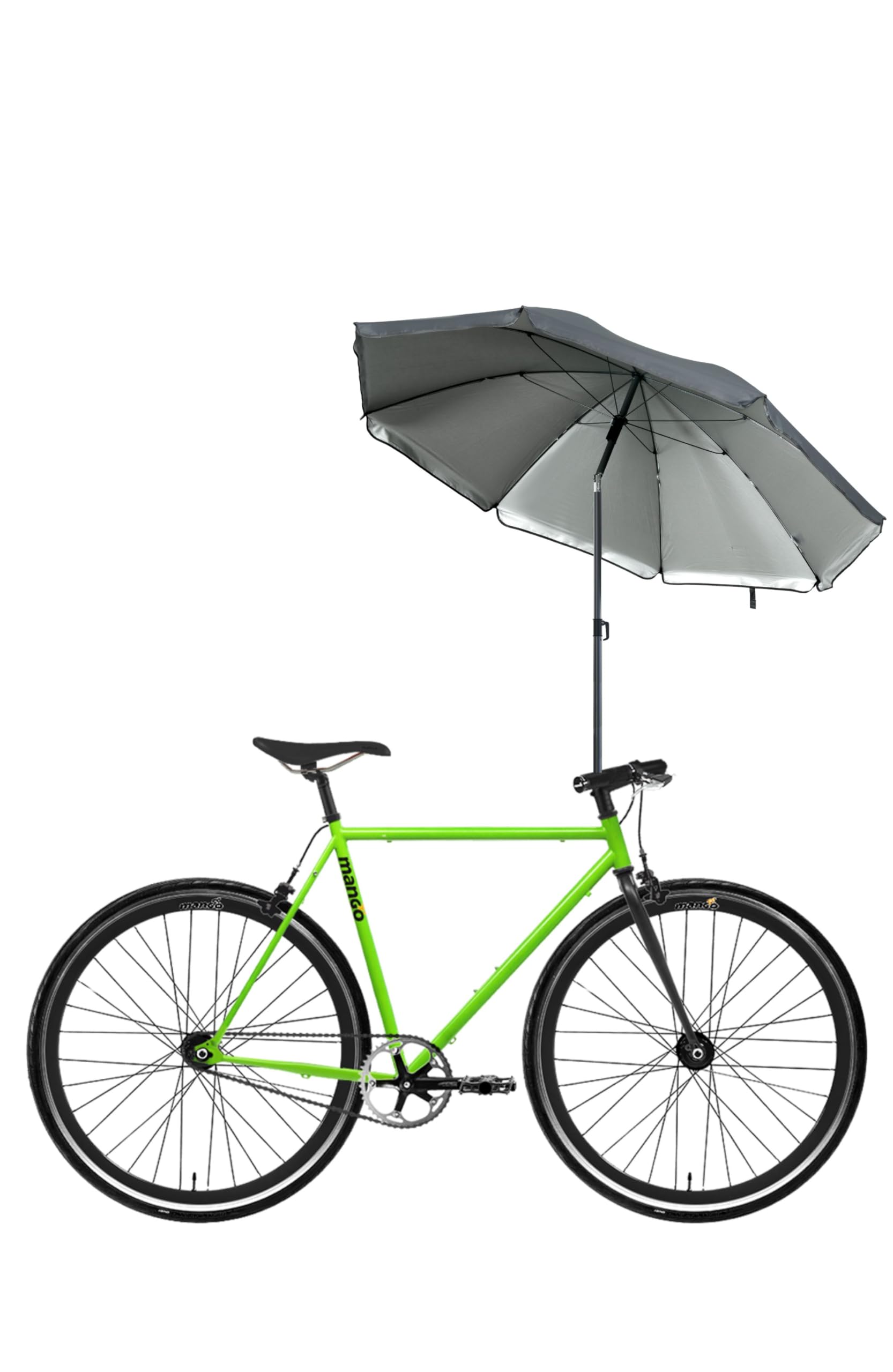 Menz Fahrrad Sonnenschirm rund inkl. Hülle, Verstellbarer Sonnenschirm für Fahrrad, UV-Schutz UPF 50+, Fahrradzubehör für Outdoor-Aktivitäten, Anthrazit Menz Fahrrad Sonnenschirm rund inkl. Hülle, Verstellbarer Sonnenschirm für Fahrrad, UV-Schutz UPF 50+, Fahrradzubehör für Outdoor-Aktivitäten, Anthrazit von Menz