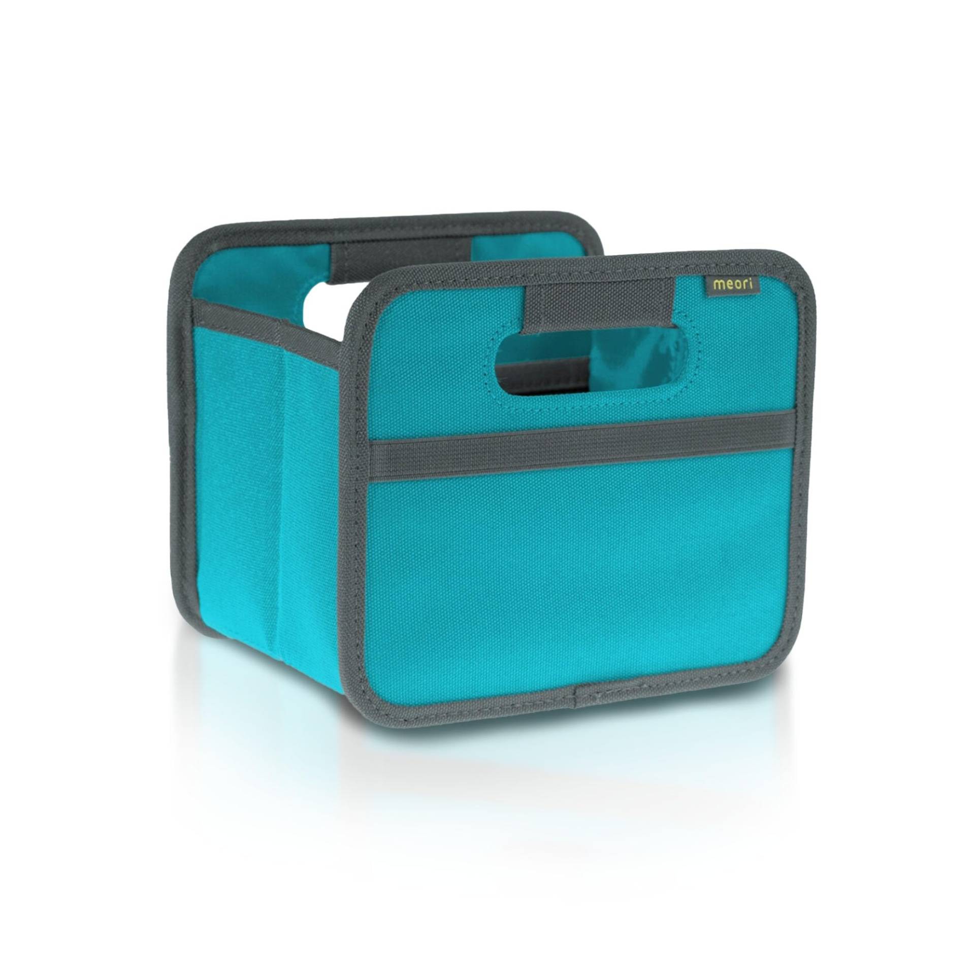 meori Faltbox Mini in Azurblau – Kleine Klappbox mit Griffen – Geschenkidee und Allzweck Aufbewahrungslösung - A100100 - 16,5 x 12,5 x 14 cm meori Faltbox Mini in Azurblau – Kleine Klappbox mit Griffen – Geschenkidee und Allzweck Aufbewahrungslösung - A100100 - 16,5 x 12,5 x 14 cm von meori