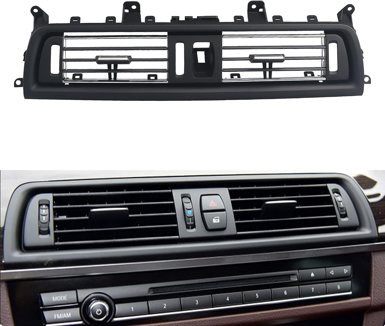 Front AC Lüftungsgitter Ersatz für 5 Series Saloon F10 Touring F11 520 523 525 528 530 535 Autozubehör Teil# 64229166885 64 22 9166885 Front AC Lüftungsgitter Ersatz für 5 Series Saloon F10 Touring F11 520 523 525 528 530 535 Autozubehör Teil# 64229166885 64 22 9166885 von Merautop SJ