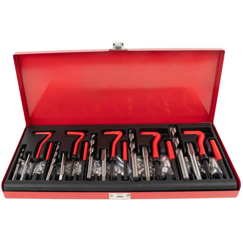 Merautop SJ 131-tlg Gewindereparatursatz, Helicoil-Gewindereparatur Ersatz für M5 M6 M8 M10 M12 von Merautop SJ