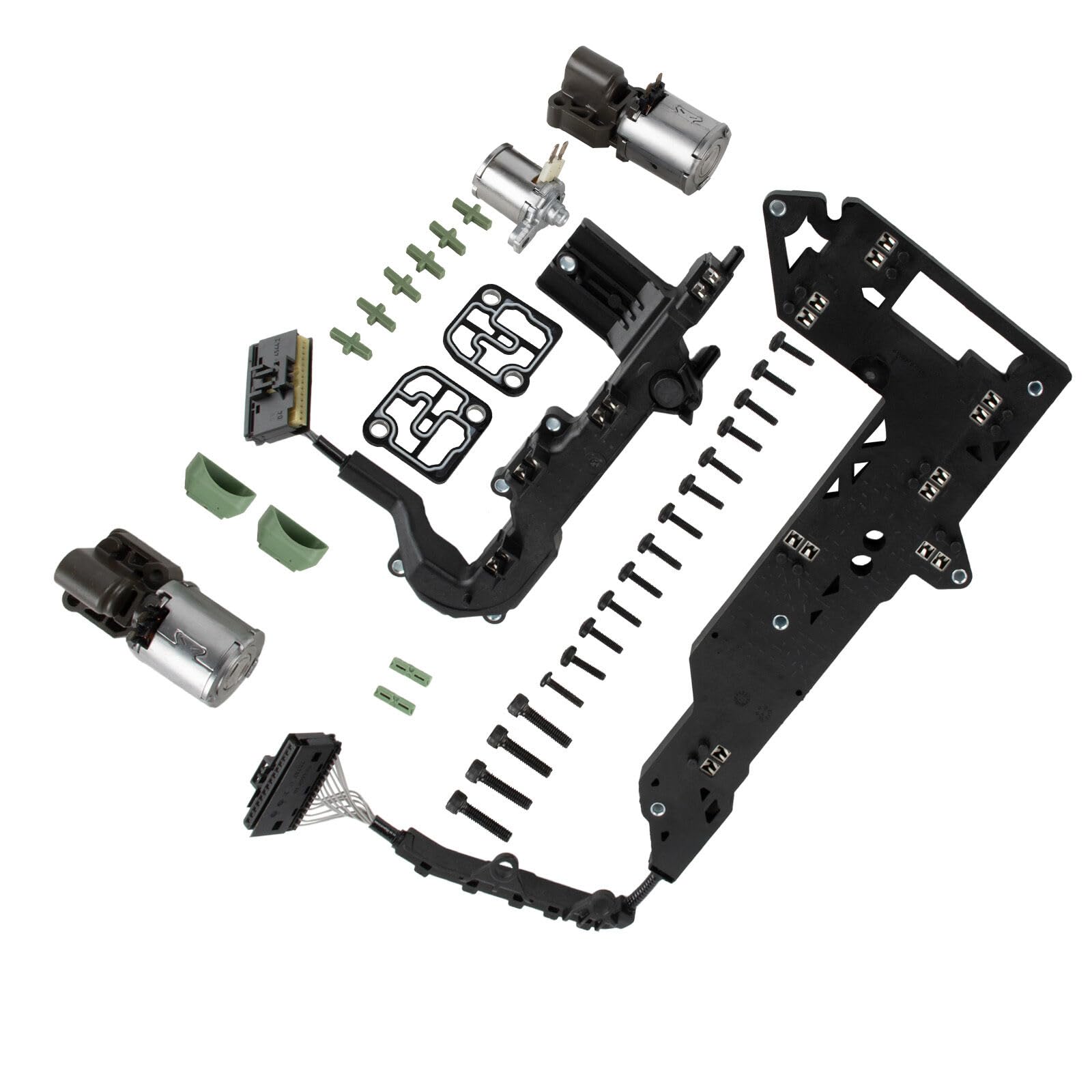 Merautop SJ Getriebe-Magnetventil-Reparatursatz Getriebemagnet und interner Kabelbaum-Reparatursatz Ersatz für A4 B8 A5 A6 4G A7 Q5 Autozubehör Teil# 0B5398048D 0B5398048C 0B5398009D 0B5398009F von Merautop SJ