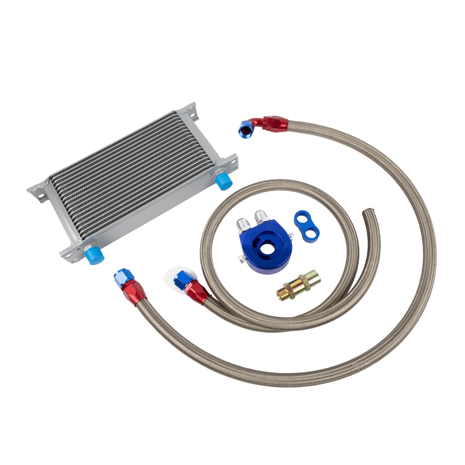 Merautop SJ Ölkühler 19 Reihen AN10 Anschluss Set Zusatz Kühlung Extern Oil Cooler Universal Motorkühlung Wasserkühler Motorölkühler Ölkühlerkühler Motorkühler Motorgetriebe Ölkühler mit 2 Ölschlauch Merautop SJ Ölkühler 19 Reihen AN10 Anschluss Set Zusatz Kühlung Extern Oil Cooler Universal Motorkühlung Wasserkühler Motorölkühler Ölkühlerkühler Motorkühler Motorgetriebe Ölkühler mit 2 Ölschlauch von Merautop SJ