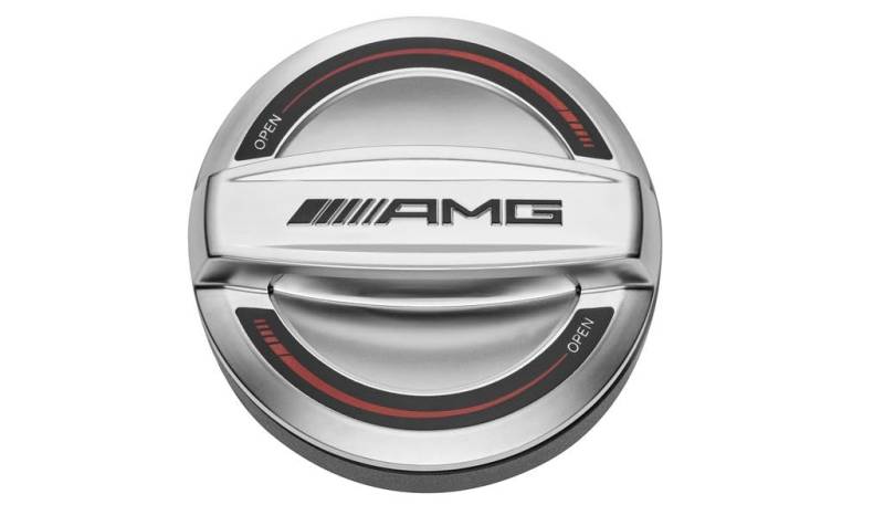 Mercedes-Benz AMG Original Tankdeckel Chromshadow Oberfläche Matt für alle Hybrid Modelle von Mercedes-Benz