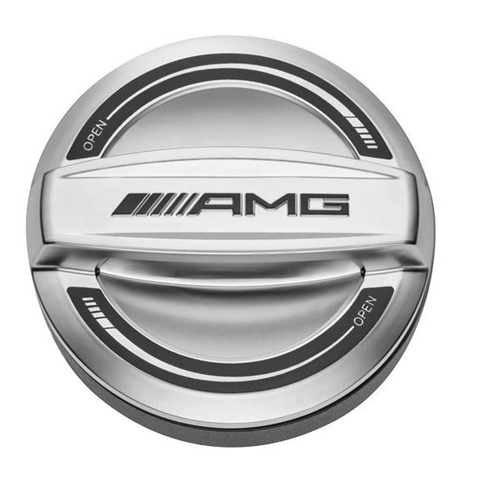 Mercedes-Benz AMG Original Tankdeckel Chromshadow Oberfläche Matt für alle neueren Fahrzeug Diesel und Benziner Modellen von Mercedes-Benz