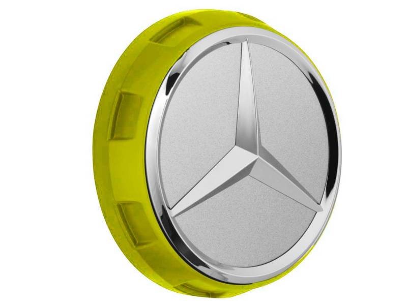 Mercedes-Benz Collection AMG Radnabenabdeckung | Zentralverschlussdesign | Gelb von Mercedes-Benz