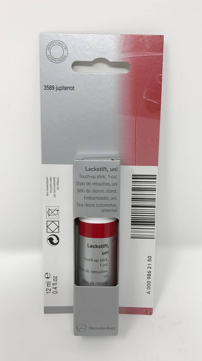 Mercedes-Benz Echtes Jupiter rot Lackstift Code 589, 12 ml von Mercedes-Benz