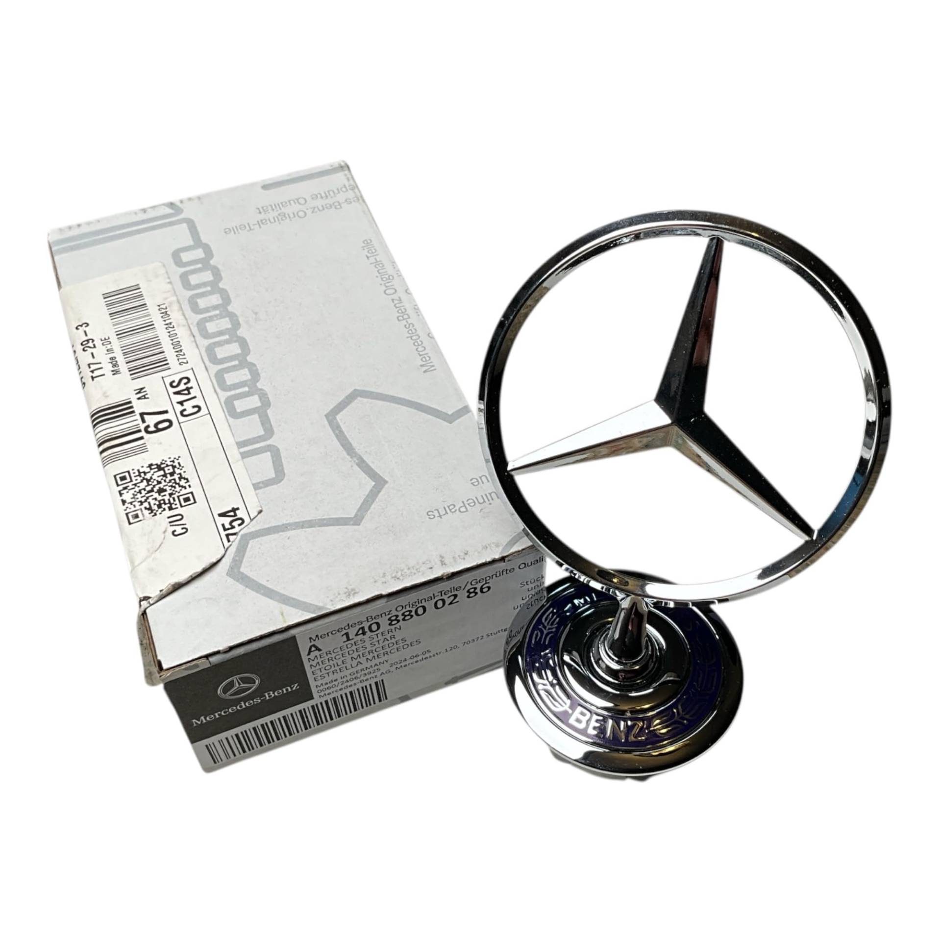 Mercedesstern für Motorhaube S-Klasse W140 von Mercedes-Benz