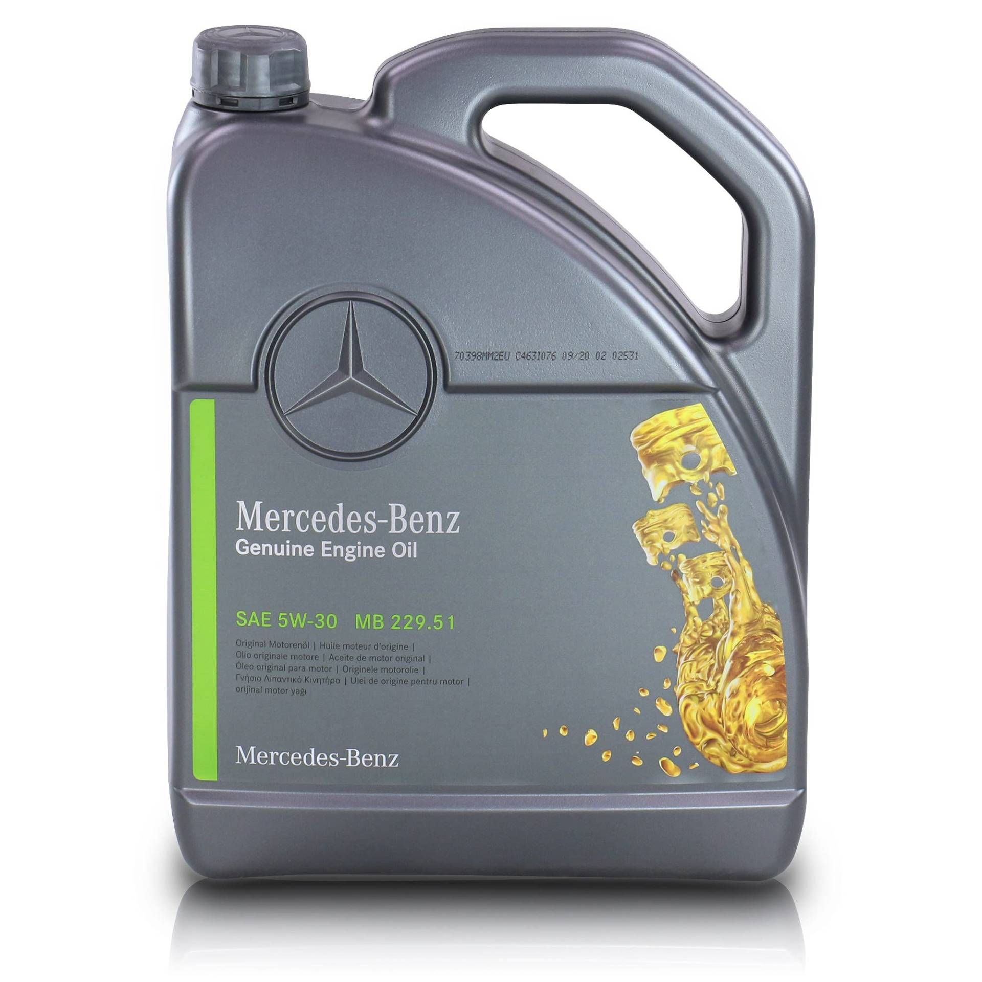 Original Mercedes Benz Motorenöl 5W-30 MB 229,51 5 L Original Mercedes Benz Motorenöl 5W-30 MB 229,51 5 L von Mercedes Benz