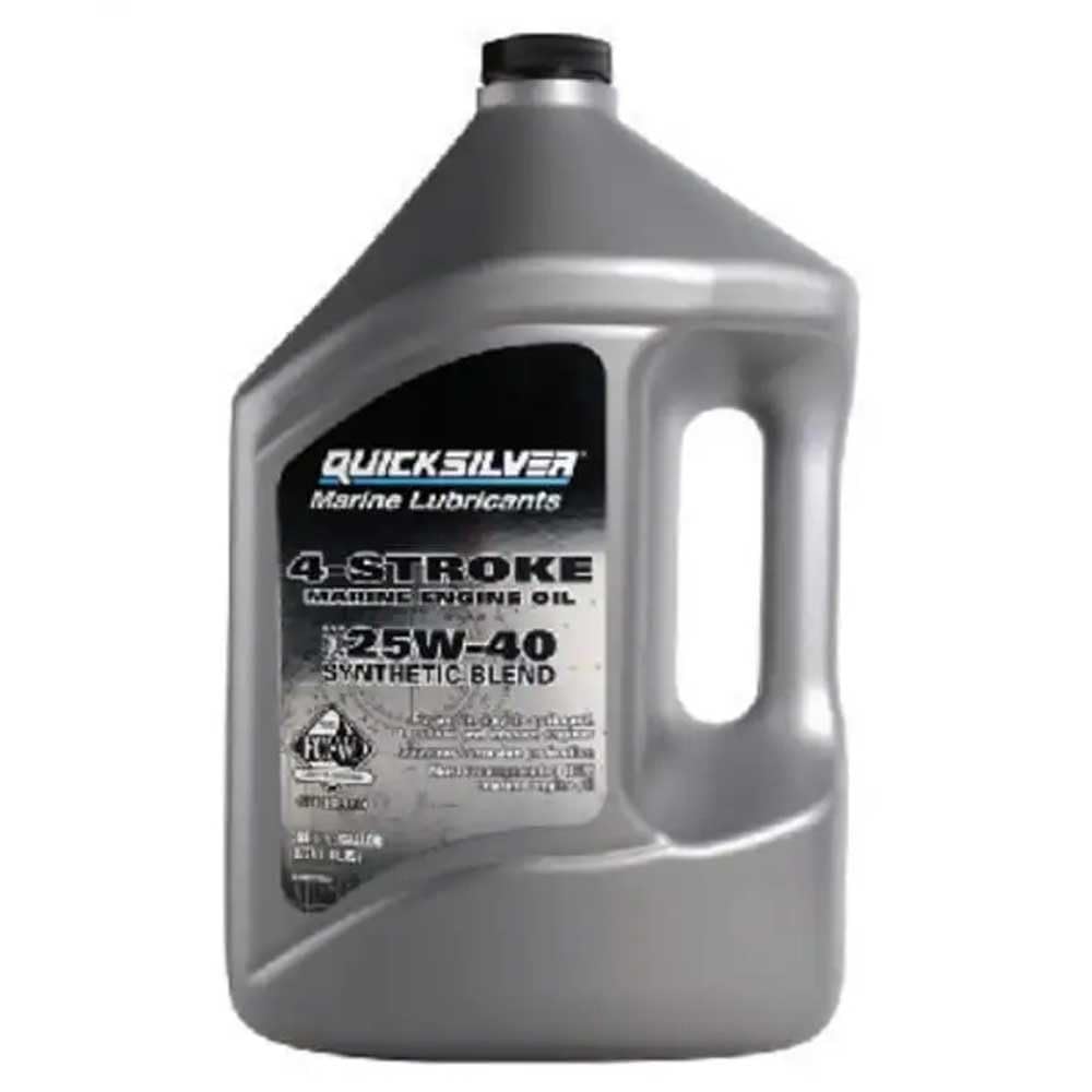 Quicksilver 25 W-40 Synthetisches Öl für 4-Takt-Motoren Mercury Mercruiser Quicksilver 25 W-40 Synthetisches Öl für 4-Takt-Motoren Mercury Mercruiser von Mercury