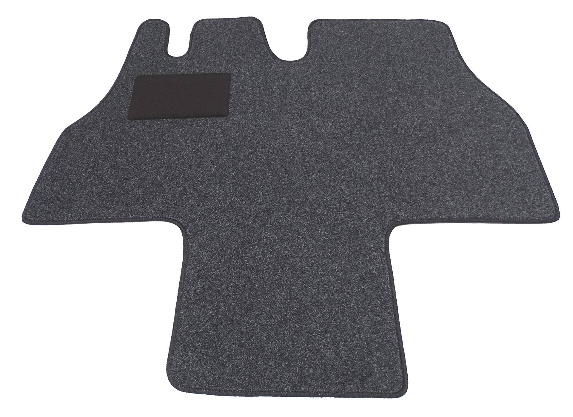 Mertex Automatte Autoteppich kompatibel mit Ducato Jumper I Boxer I 230 Bj. 1994-2002 Classic anthrazit meliert 16121-C-A (schwarz, Fahrerhausteppich) von MERTEX