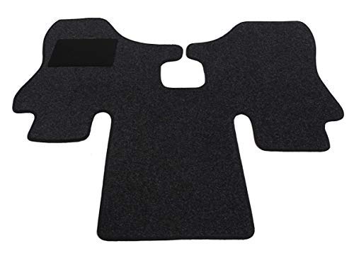 MERTEX Automatte Autoteppich Classic anthrazit meliert 30091-C-A (schwarz, Fahrerhausteppich) von MERTEX