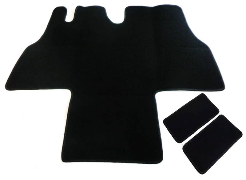Mertex Automatte Autoteppich kompatibel mit Ducato Jumper I Boxer I 230 Bj. 1994-2002 Classic schwarz 16123-C-S (dunkelblau, Fahrerhausteppich mit 2 Einstiegsmatten) von MERTEX