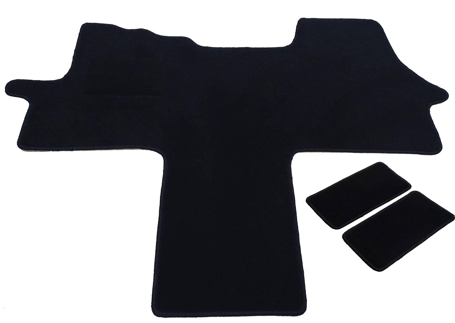 MERTEX Automatte Autoteppich kompatibel mit Ducato Jumper II Boxer II 250 seit Bj. 2006 Classic schwarz 1615-C-S (anthrazit, Fahrerhausteppich mit 2 Einstiegsmatten) von MERTEX