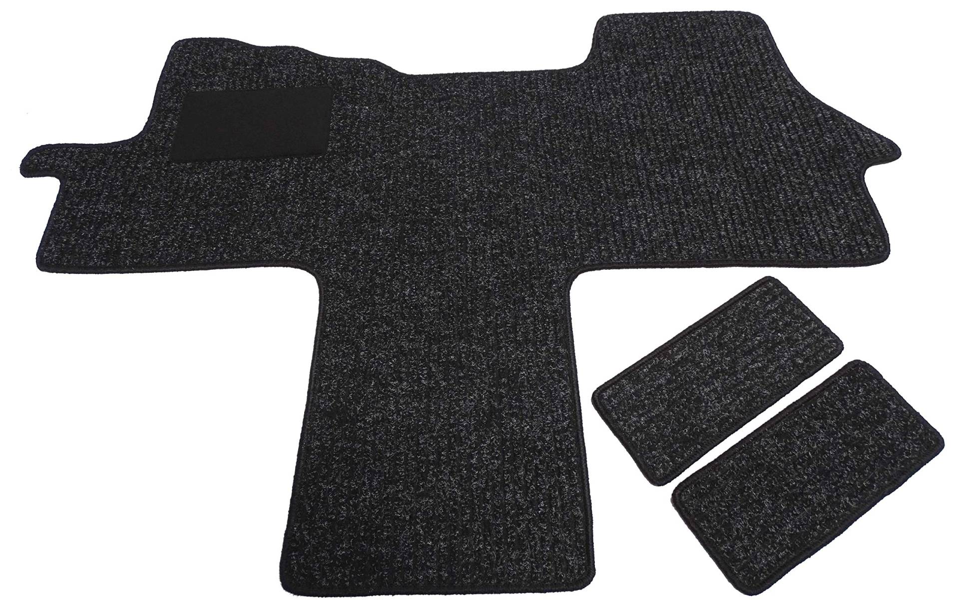 Mertex Automatte Autoteppich kompatibel mit Ducato Jumper II Boxer II 250 seit Bj. 2006 Robust 1615-R-A (anthrazit, Fahrerhausteppich mit 2 Einstiegsmatten) von MERTEX