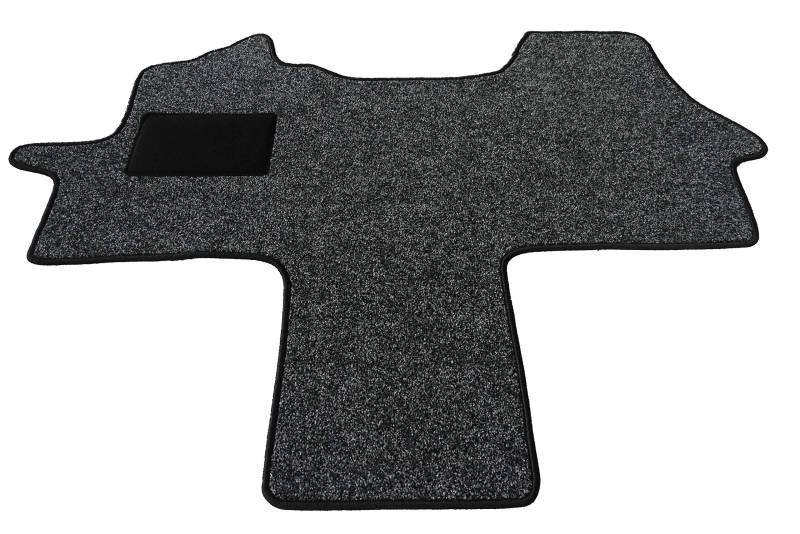 Fußmatte Fahrerhausteppich Schmutzfang Velours kompatibel mit Ducato 250, Boxer II, Jumper II ab Bj 2006 in 3 Farben SFC (grau, Fahrerhausteppich) von MERTEX