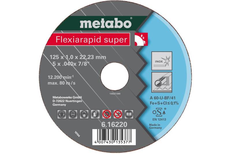 METABO Trennscheibe, Winkelschleifer 616209000 von Metabo