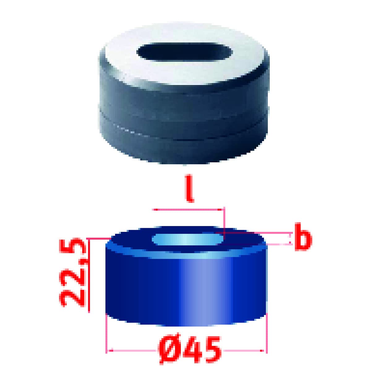 Metallkraft Langlochmatrize Nr.45 7,3 x 20,3 mm, 388947,3X20,3 Metallkraft Langlochmatrize Nr.45 7,3 x 20,3 mm, 388947,3X20,3 von Metallkraft