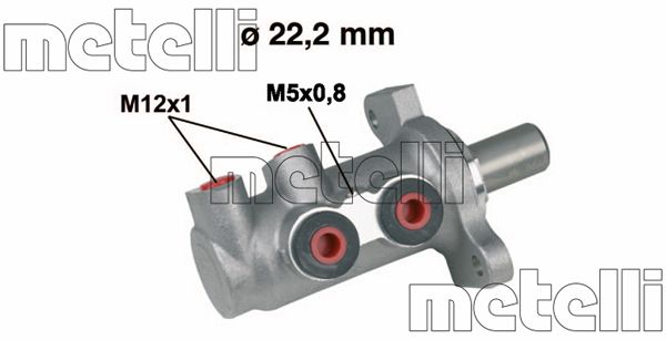 Hauptbremszylinder Metelli 05-0294 Hauptbremszylinder Metelli 05-0294 von Metelli