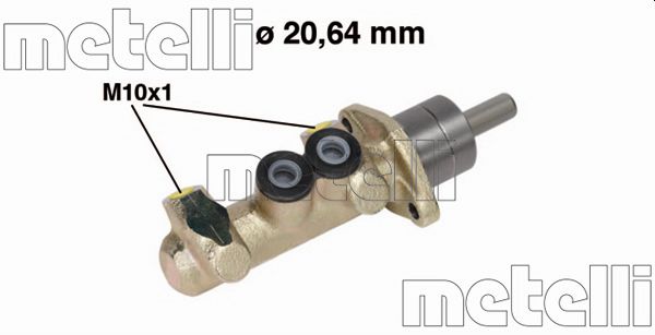 Hauptbremszylinder Metelli 05-0340 Hauptbremszylinder Metelli 05-0340 von Metelli