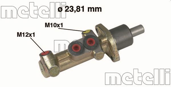 Hauptbremszylinder Metelli 05-0386 von Metelli