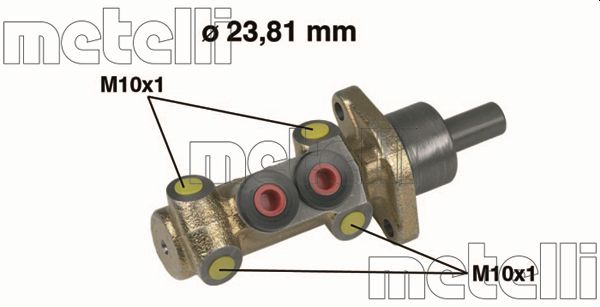 Hauptbremszylinder Metelli 05-0398 Hauptbremszylinder Metelli 05-0398 von Metelli