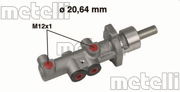 Hauptbremszylinder Metelli 05-0404 von Metelli