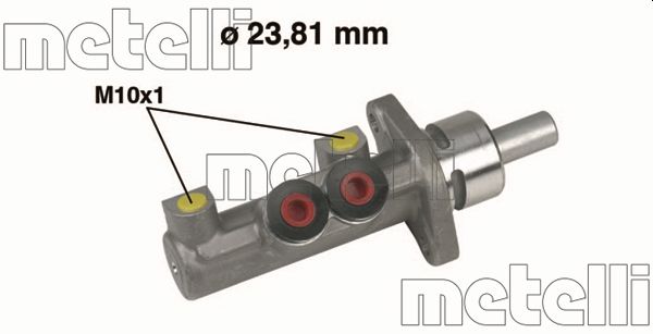 Hauptbremszylinder Metelli 05-0412 Hauptbremszylinder Metelli 05-0412 von Metelli