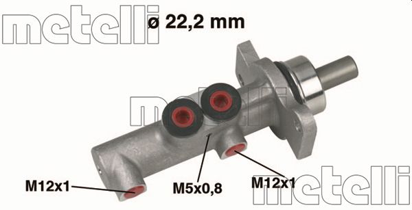 Hauptbremszylinder Metelli 05-0423 Hauptbremszylinder Metelli 05-0423 von Metelli