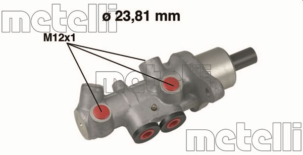 Hauptbremszylinder Metelli 05-0536 von Metelli