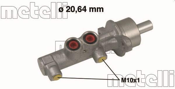 Hauptbremszylinder Metelli 05-0538 von Metelli