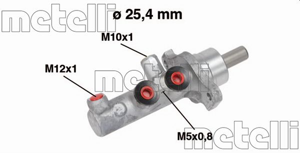 Hauptbremszylinder Metelli 05-0570 Hauptbremszylinder Metelli 05-0570 von Metelli