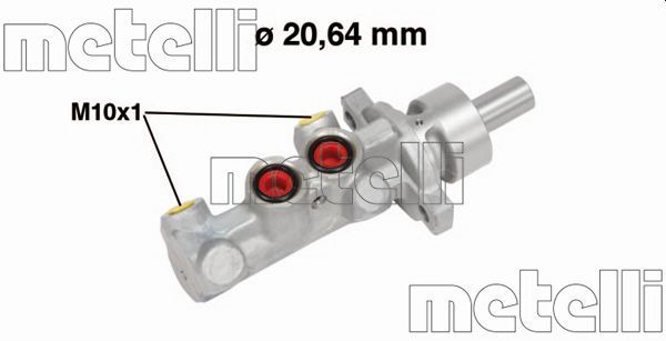 Hauptbremszylinder Metelli 05-0709 Hauptbremszylinder Metelli 05-0709 von Metelli