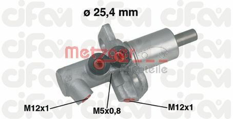 Hauptbremszylinder Metzger 202-458 Hauptbremszylinder Metzger 202-458 von Metzger