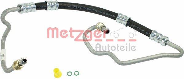 Hydraulikschlauch, Lenkung von Lenkgetriebe nach Ausgleichsbehälter Metzger 2361055 von Metzger