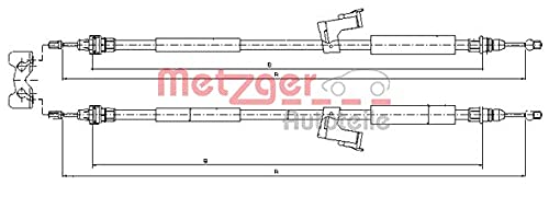 Metzger 10.8225 COFLE Seilzug, Feststellbremse Metzger 10.8225 COFLE Seilzug, Feststellbremse von Metzger