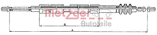 Metzger 10.9847 COFLE Seilzug, Feststellbremse Metzger 10.9847 COFLE Seilzug, Feststellbremse von Metzger