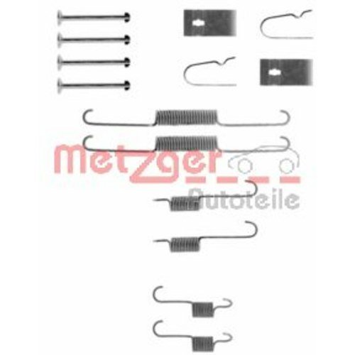 Metzger 105-0782 Zubehörsatz, Bremsbacken von Metzger