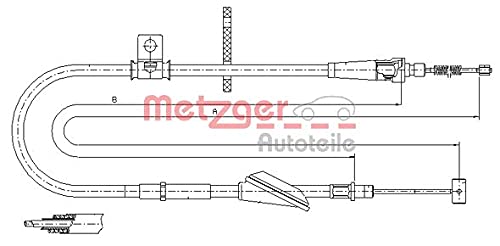 Metzger 11.5745 COFLE Seilzug, Feststellbremse Metzger 11.5745 COFLE Seilzug, Feststellbremse von Metzger