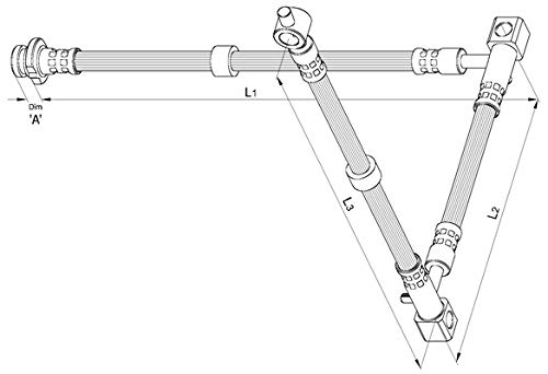 Metzger 4110395 Bremsschlauch von Metzger