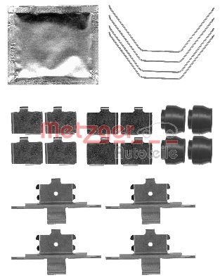 Metzger – Kit Zubehör für Bremsbeläge, Z 1791 Metzger – Kit Zubehör für Bremsbeläge, Z 1791 von Metzger
