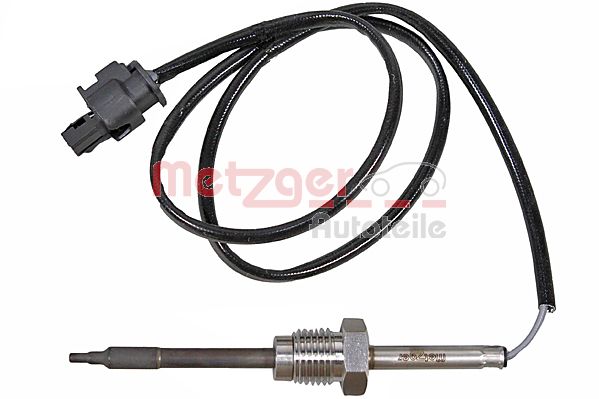 Sensor, Abgastemperatur Abgaskrümmer Metzger 0894596 von Metzger