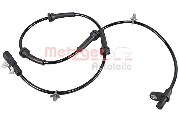 Sensor, Raddrehzahl Hinterachse Metzger 09001252 von Metzger