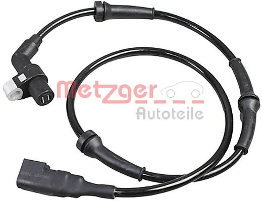 Sensor, Raddrehzahl Vorderachse Metzger 0900021 von Metzger