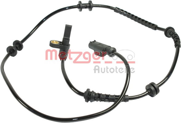 Sensor, Raddrehzahl Vorderachse Metzger 0900897 von Metzger