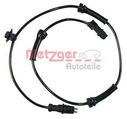 Sensor, Raddrehzahl Vorderachse Metzger 0900314 von Metzger