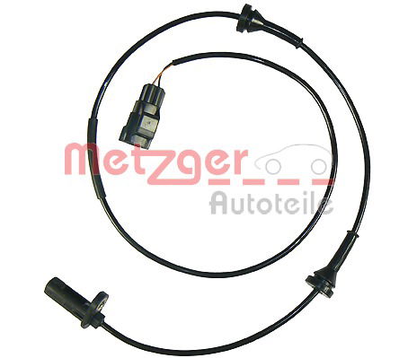 Sensor, Raddrehzahl Vorderachse links Metzger 0900597 von Metzger