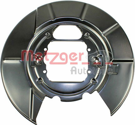 Spritzblech, Bremsscheibe Hinterachse links Metzger 6115045 von Metzger